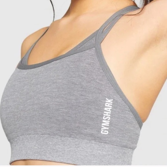 Gymshark Adapt Marl Seamless Sports Bra - Picture 6 of 7